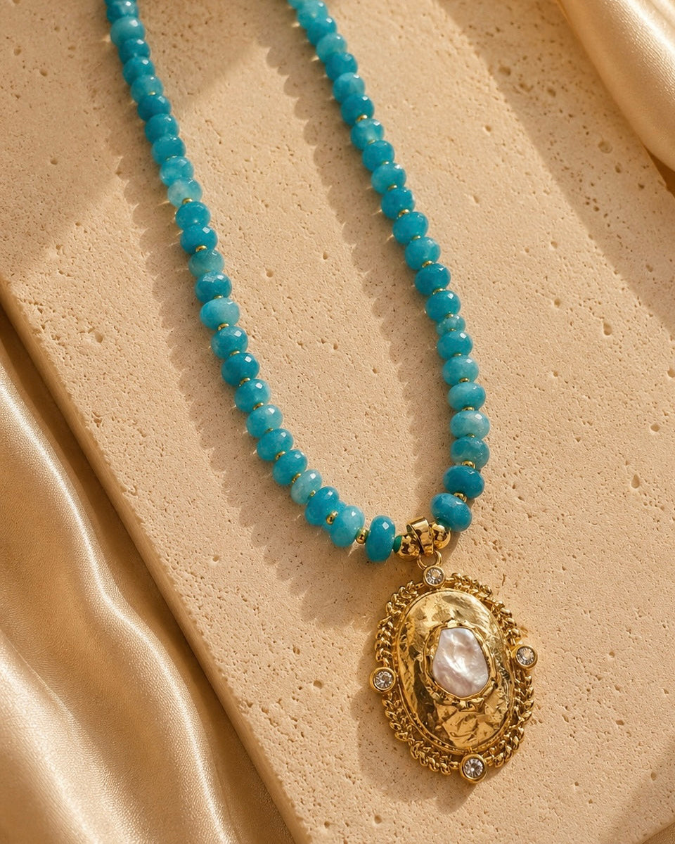 Collar Thalassa maxi perla barroca