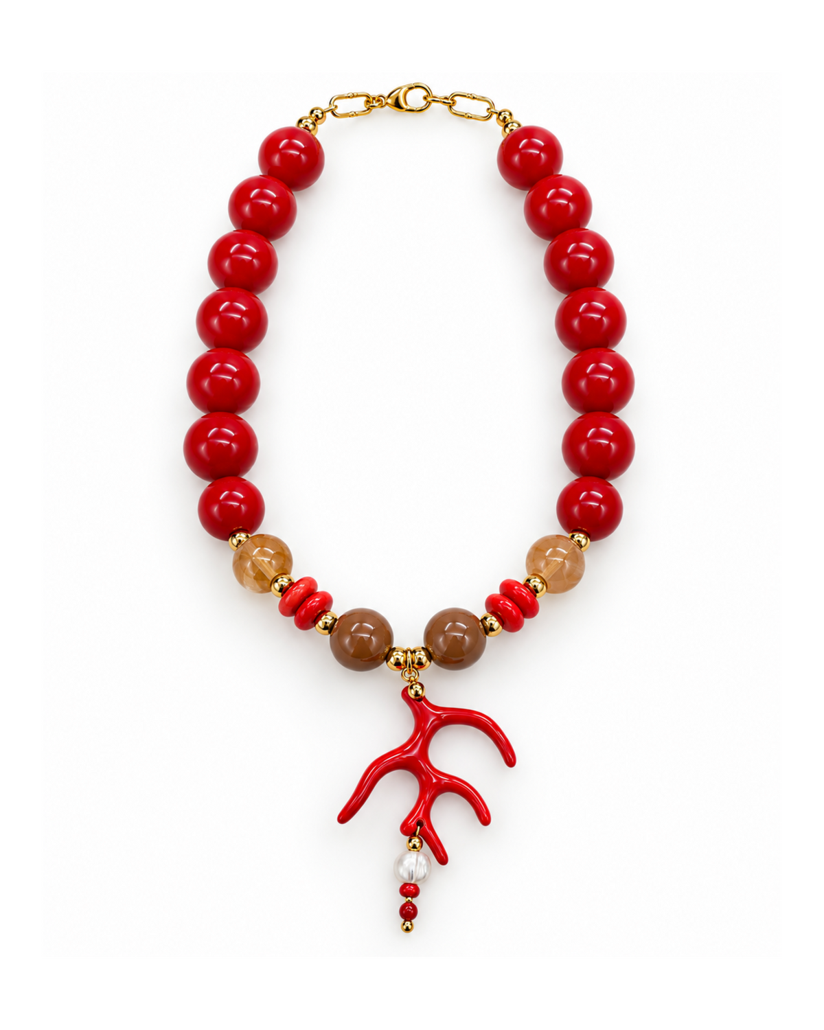 COLLAR CORAL DE FUEGO
