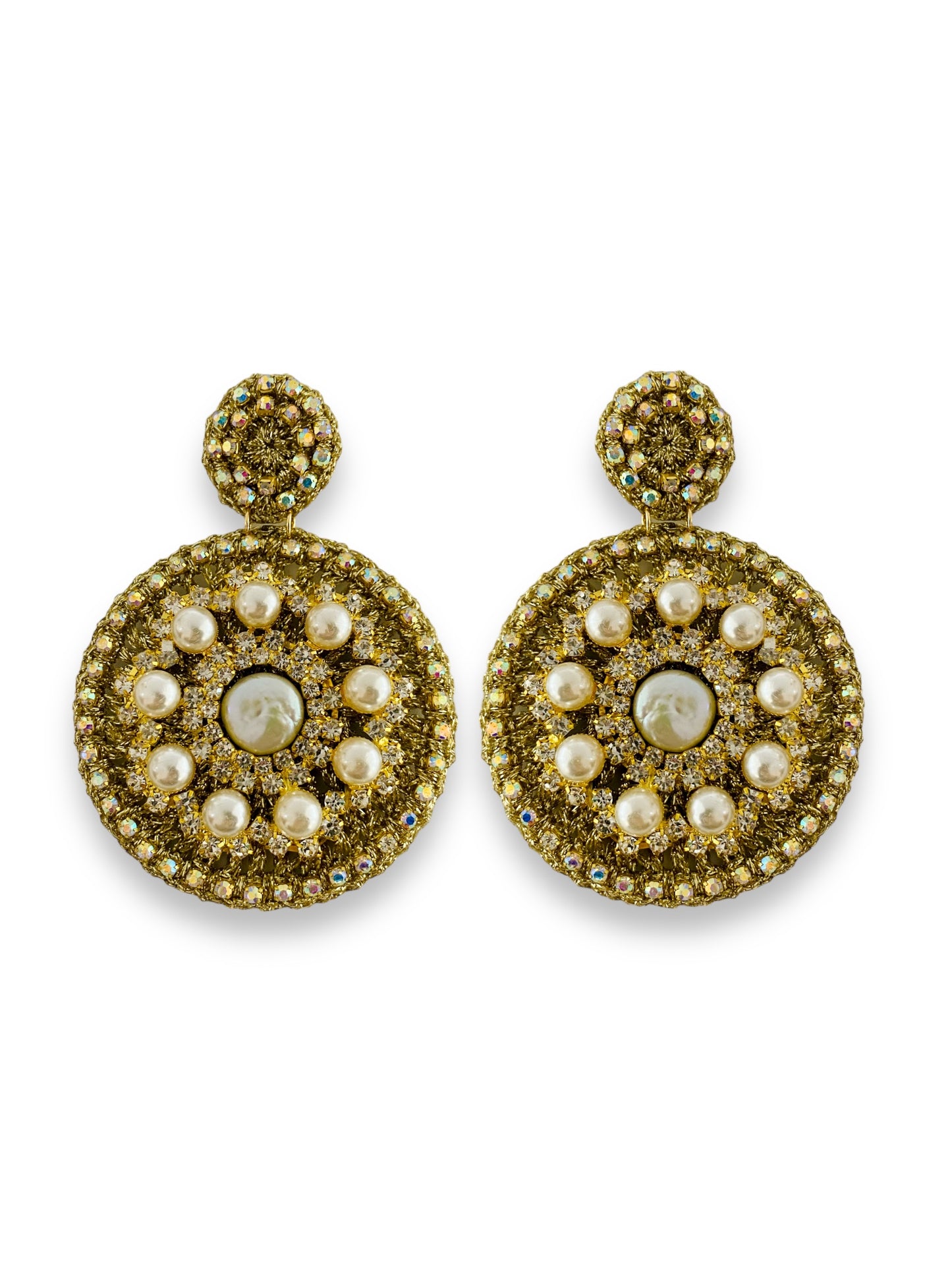 Aretes la Perla Pacífico Dorado