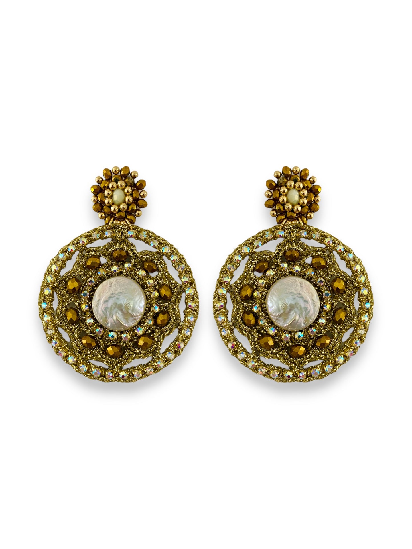 Aretes Santa Catalina Perlas