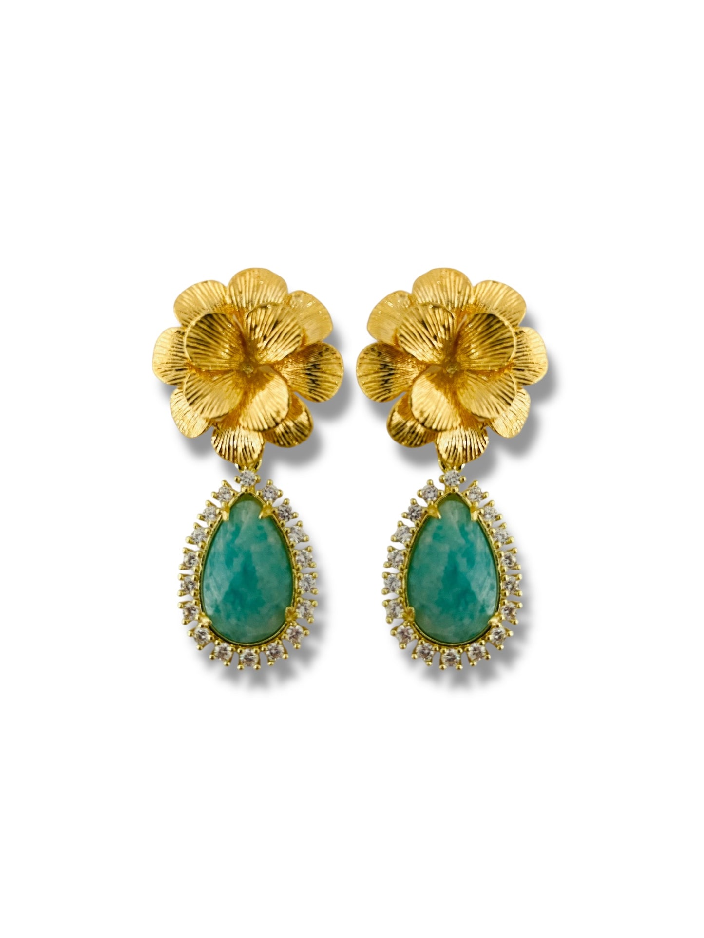 Aretes Argelia - Amazonita