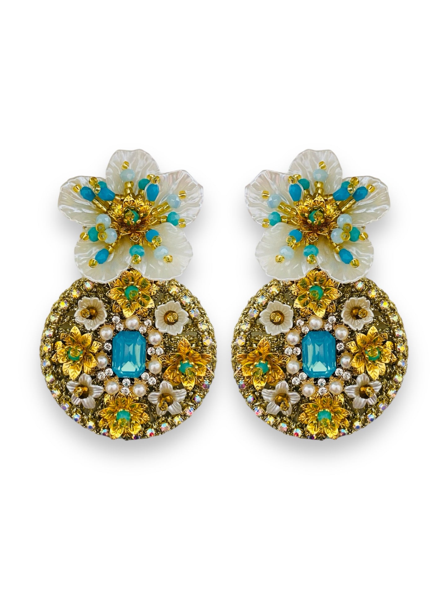 Aretes Paloma Pacífico Dorado