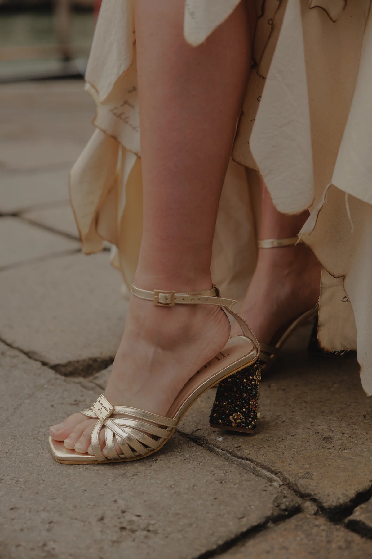 Tacones escultóricos Jardín de Casco • MICHELLE FERRER x TULU