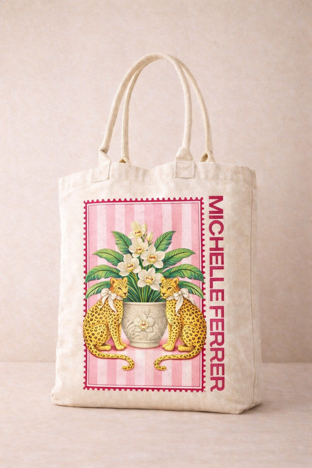 Tote bag Guardianas del Jardin Pink