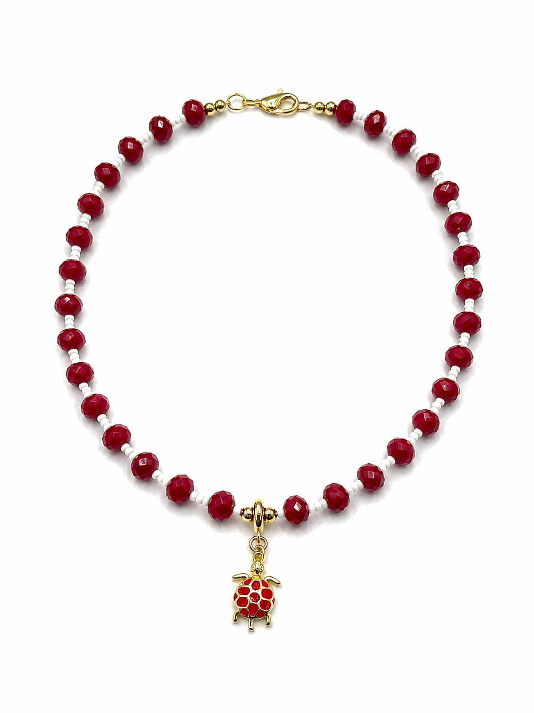 Collar Pedasí Marea tortuga roja