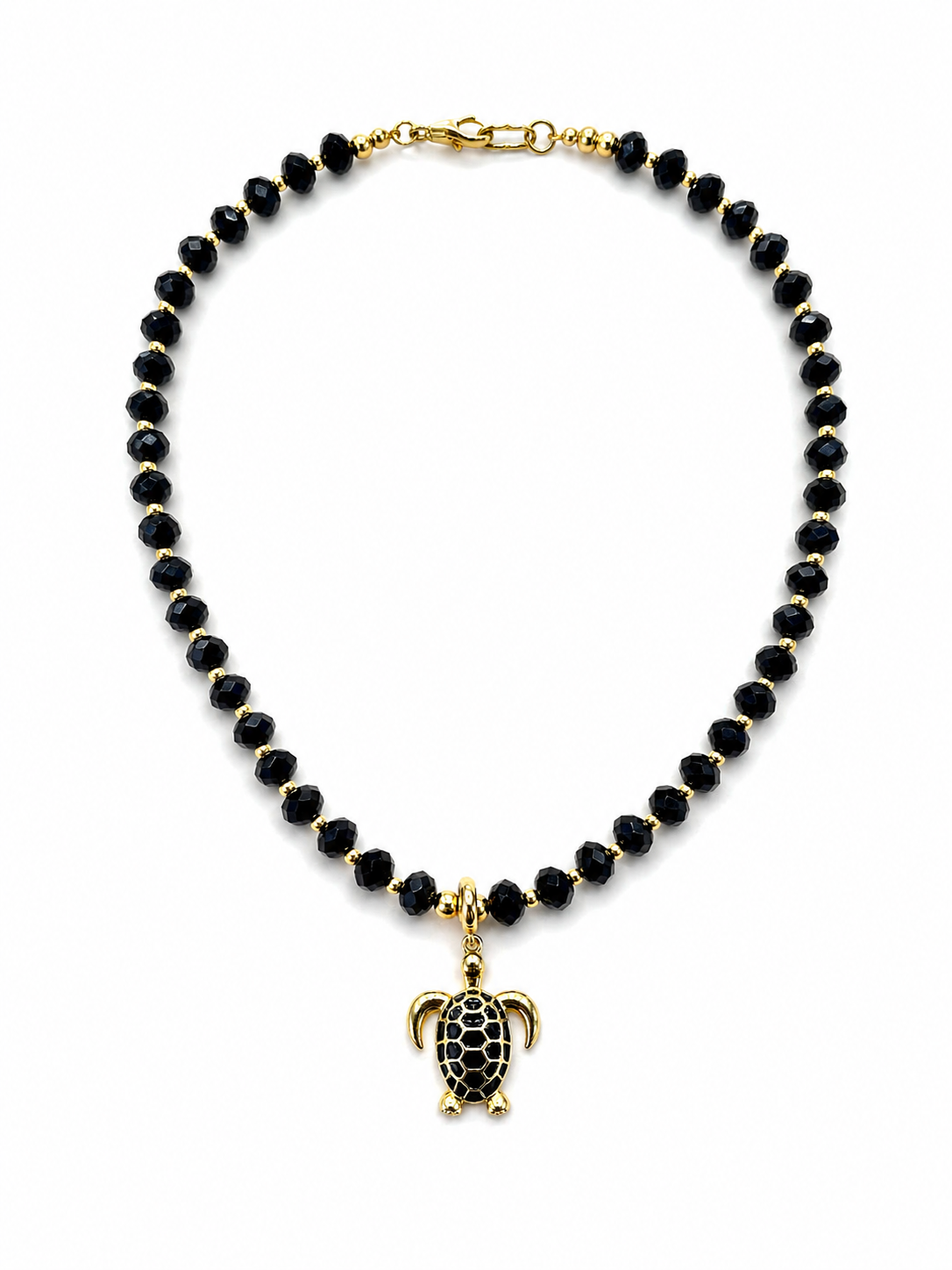 Collar MAREA tortuga negra