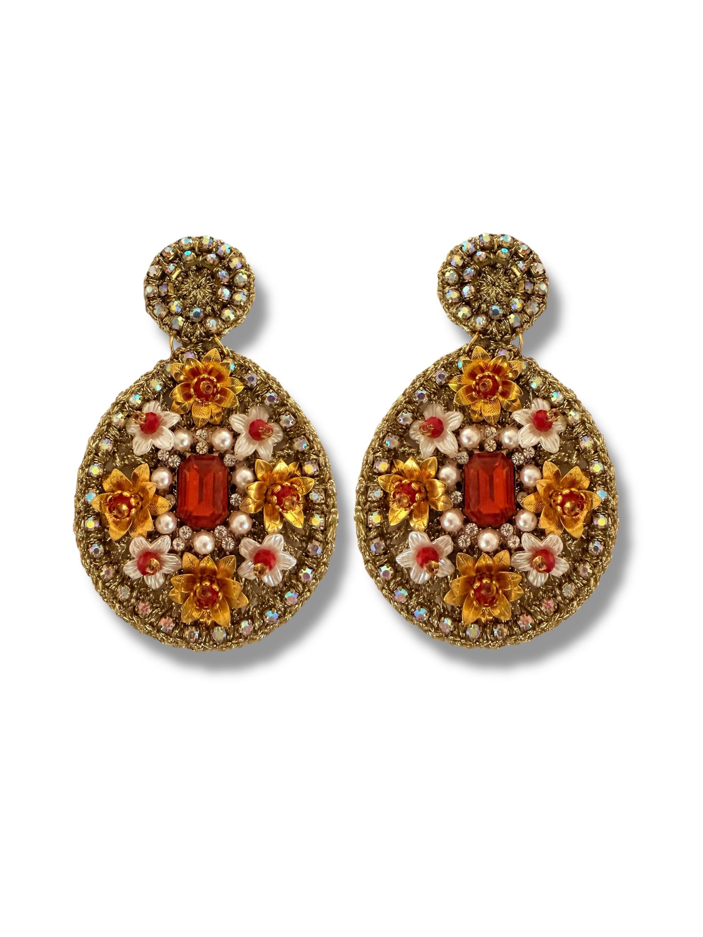 Aretes Ari Love red diamond