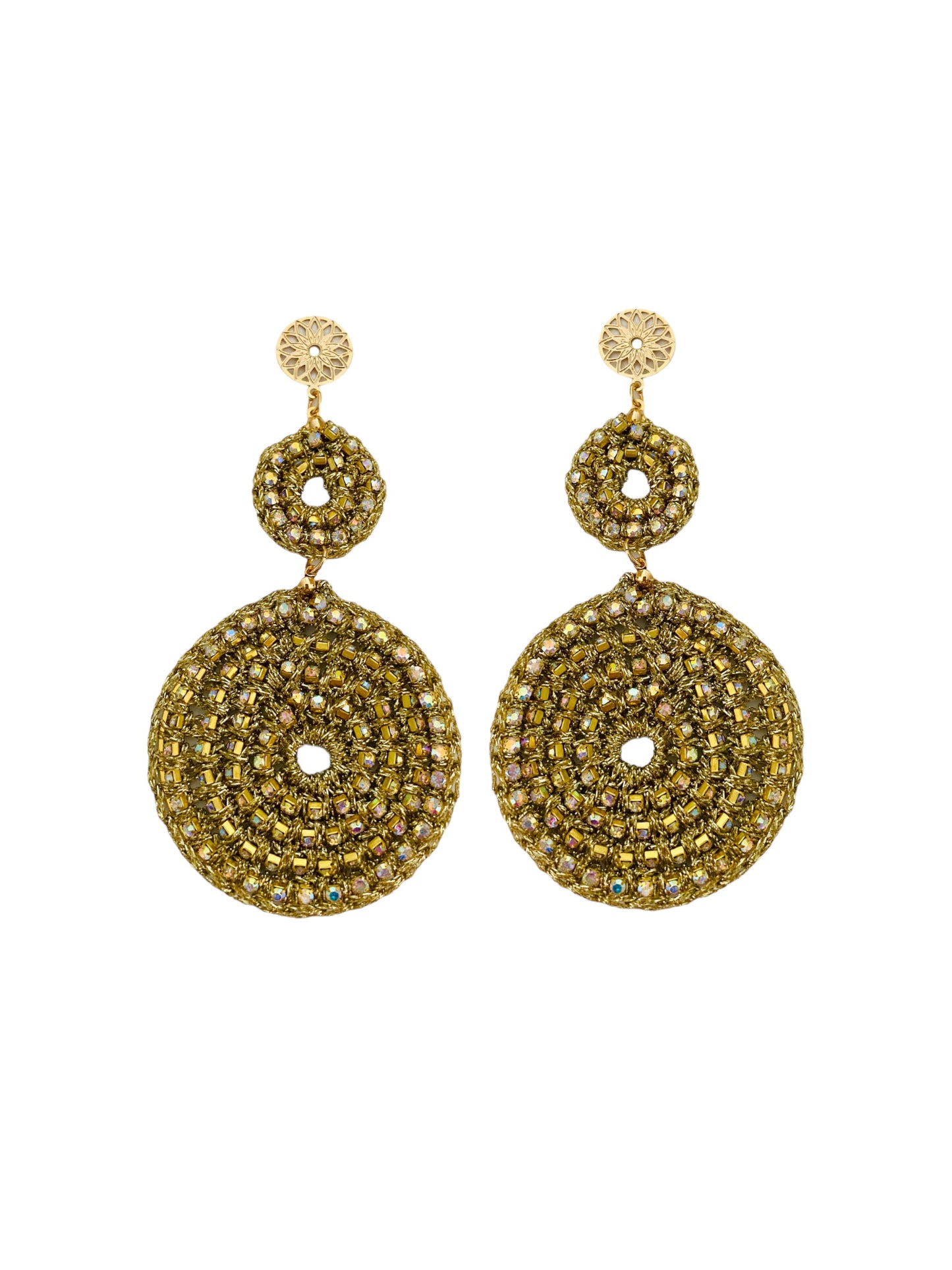 Aretes Khalida oro