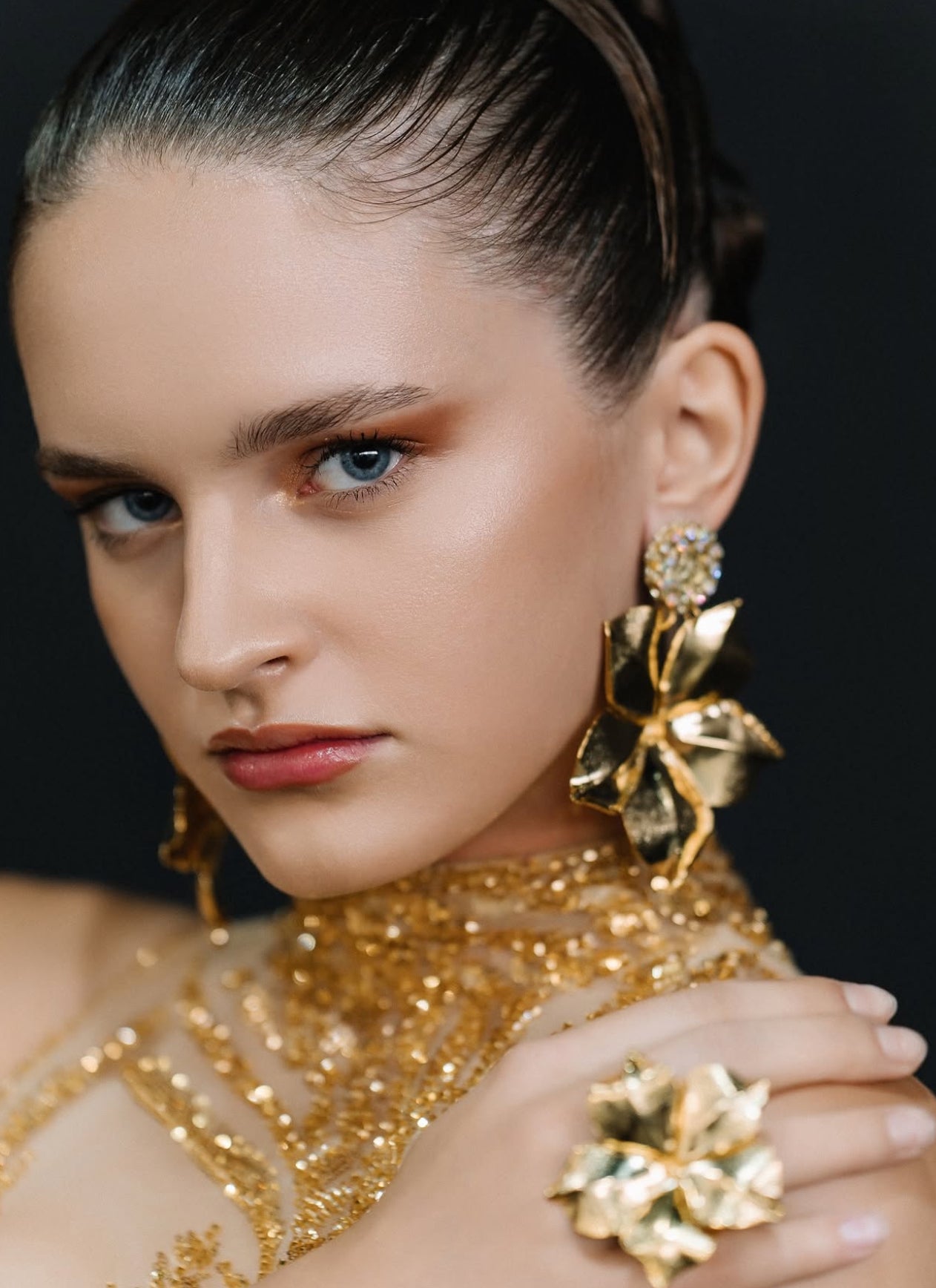 PRE ORDER Aretes Sacuanjoche  24kt