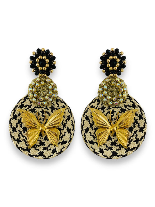 Aretes Coclé Mariposa