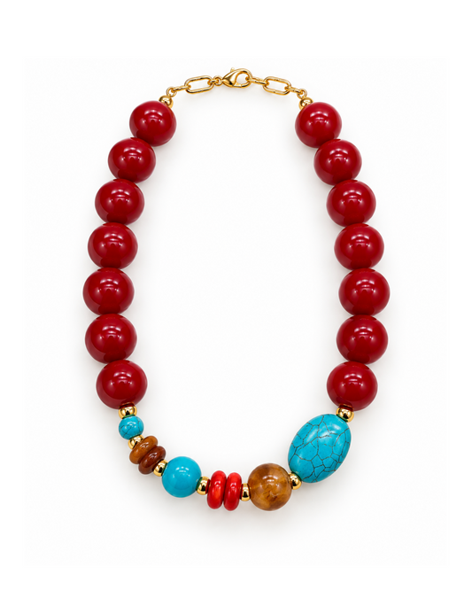COLLAR BAHIA ROJA