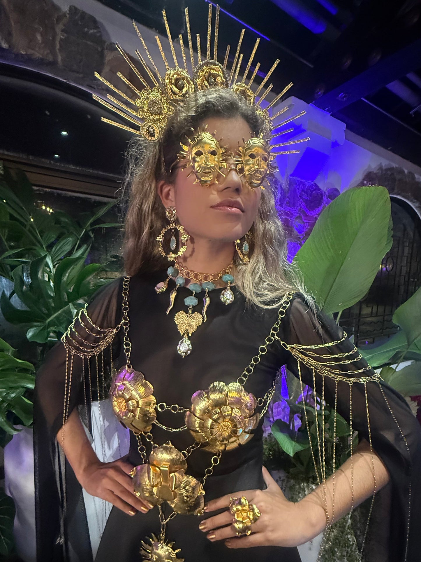 Headpiece Vogue día de muertos