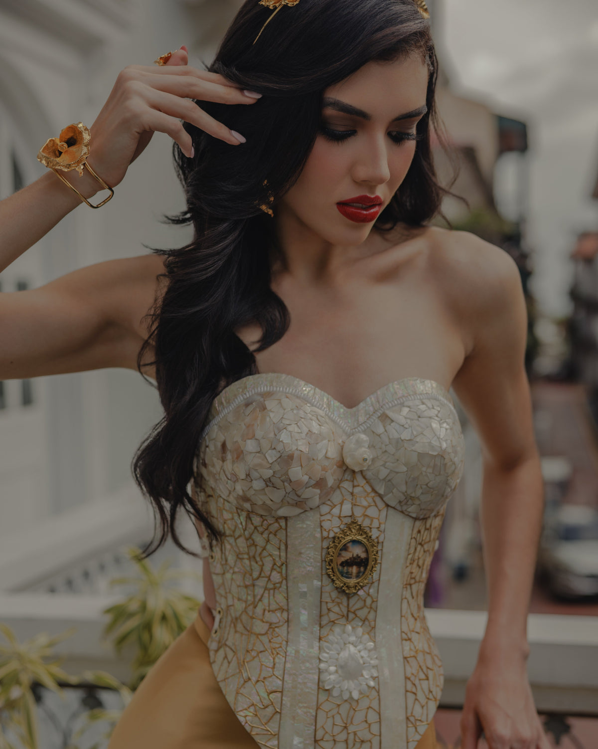 Corset Joya Chapitel de Nácar - PRE ORDER