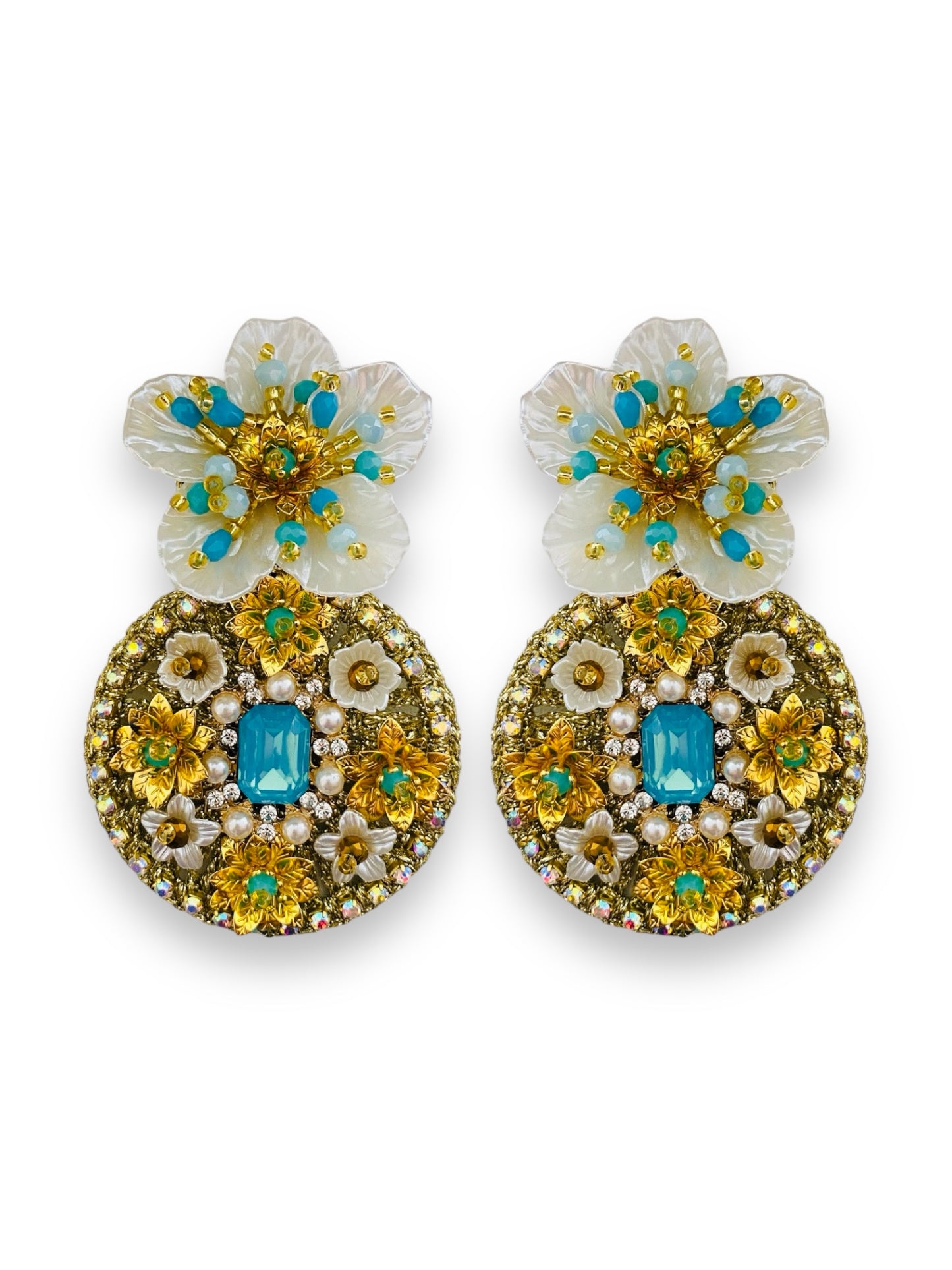 Aretes Paloma Pacífico Dorado