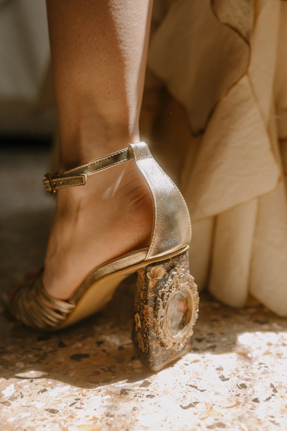 Tacones escultóricos Jardín de Casco • MICHELLE FERRER x TULU