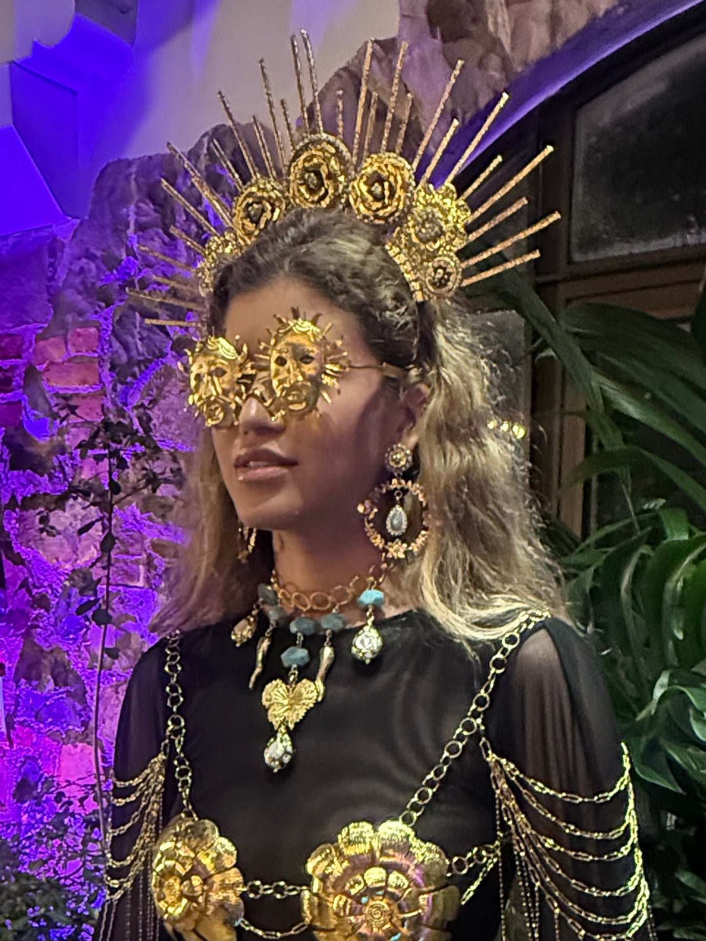 Headpiece Vogue día de muertos