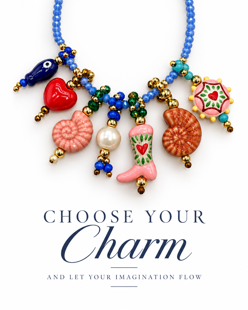 Charm Corazón cerámica