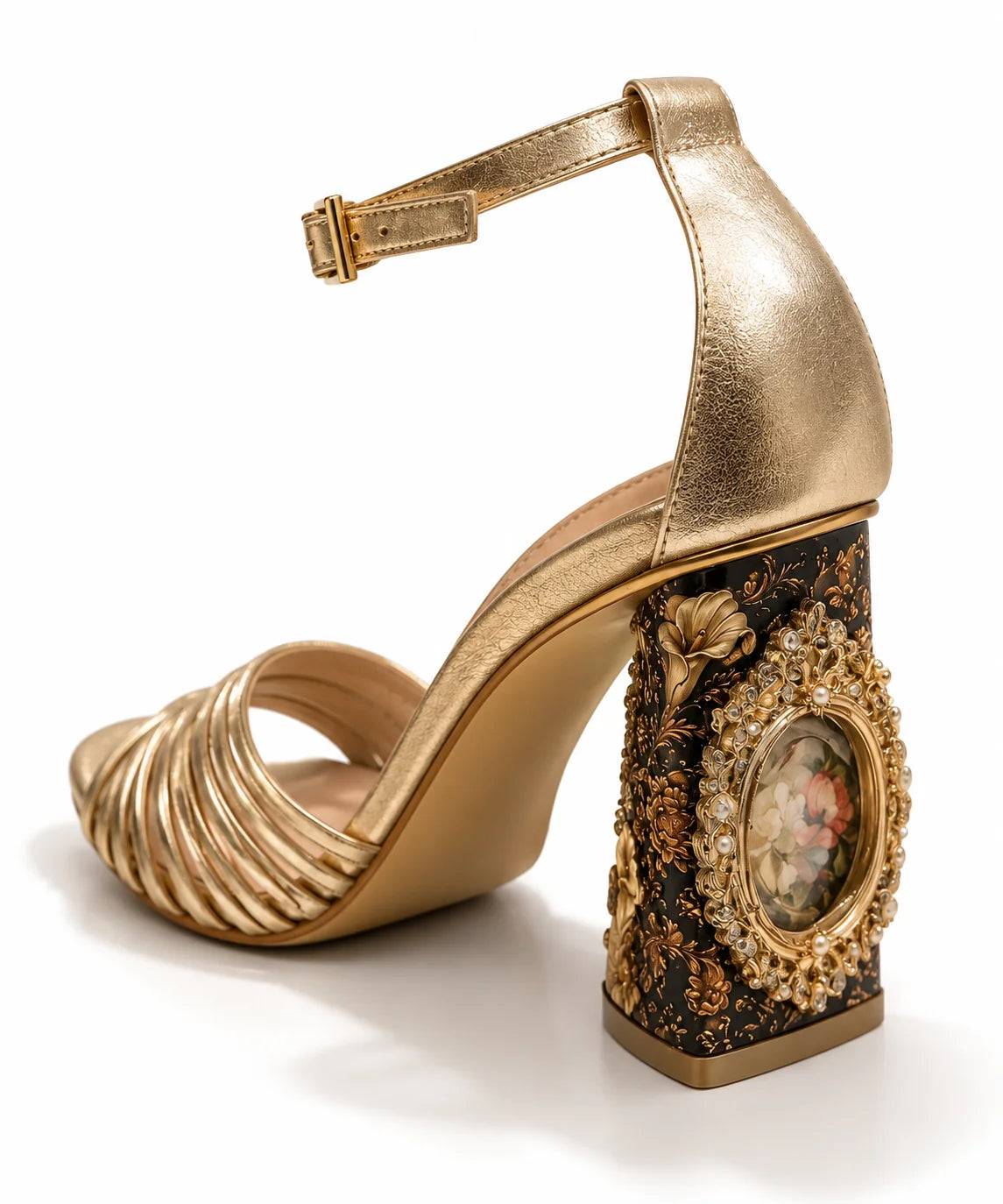 Tacones escultóricos Jardín de Casco • MICHELLE FERRER x TULU