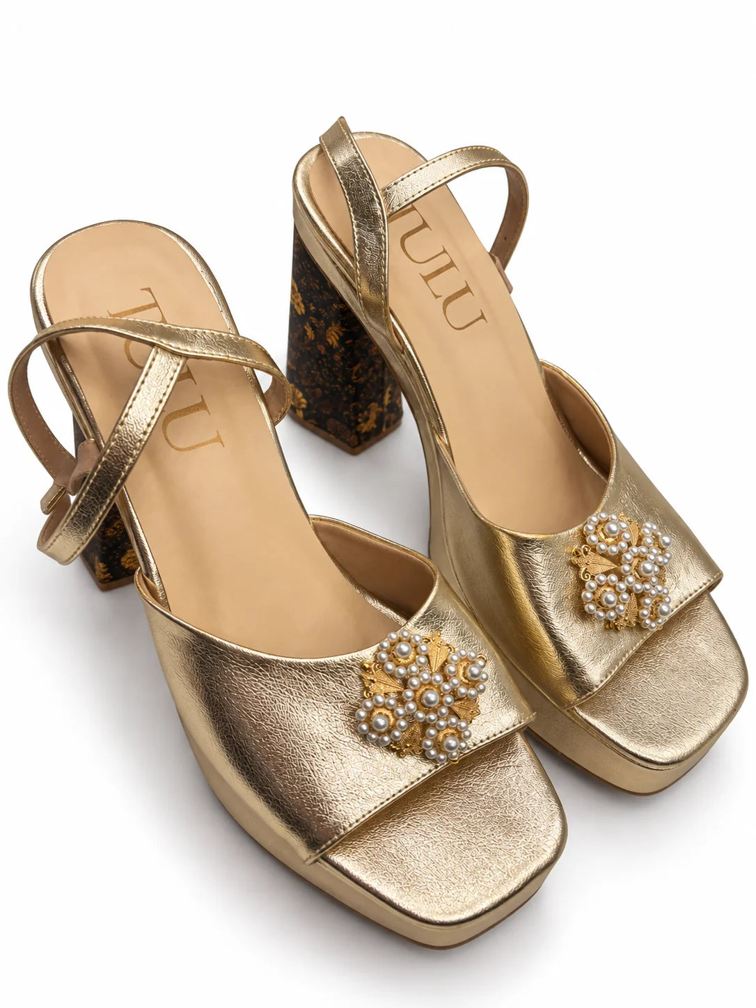 Tacones escultóricos La perla del Pacífico• MICHELLE FERRER x TULU