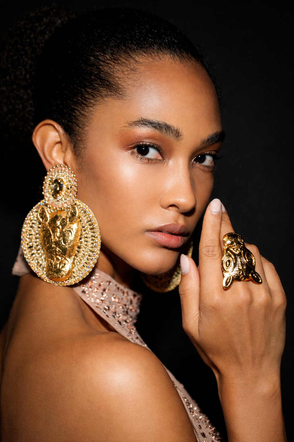 PRE ORDER Aretes Caballo 24kt