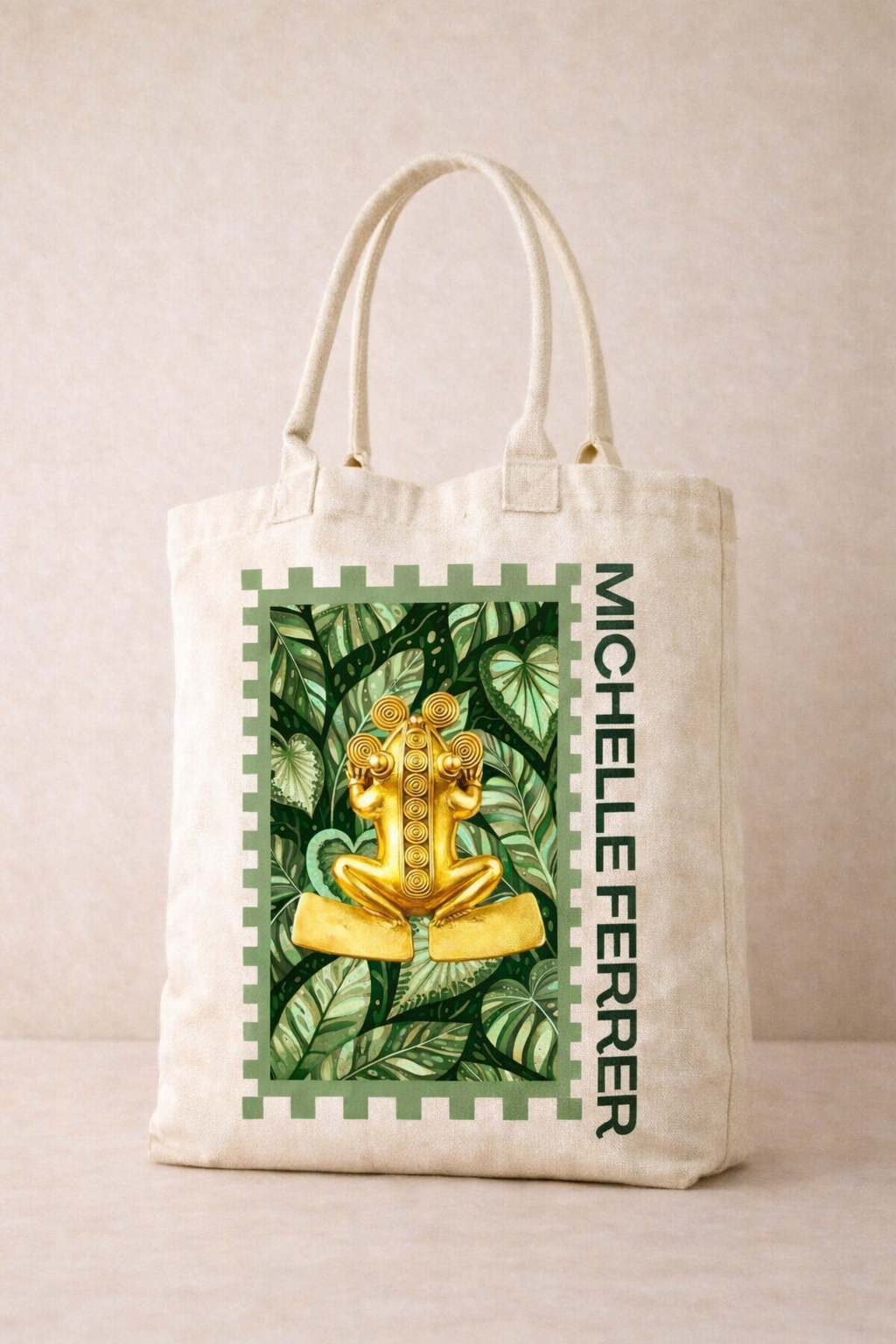 Tote bag Huaca Green