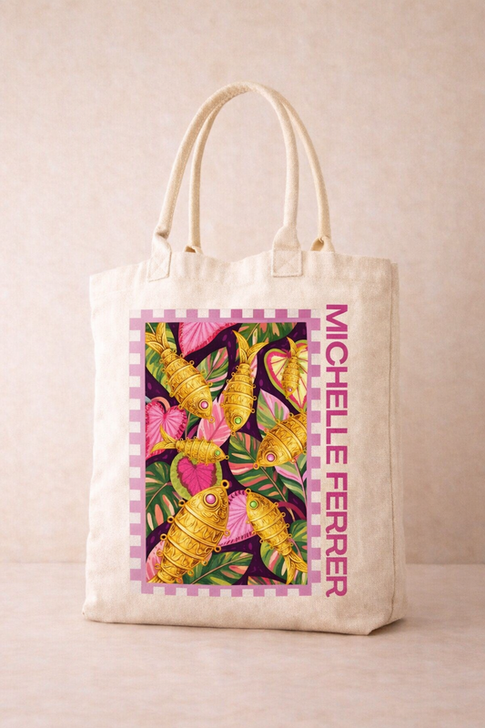 PRE ORDER - Tote bag pez pollera pink