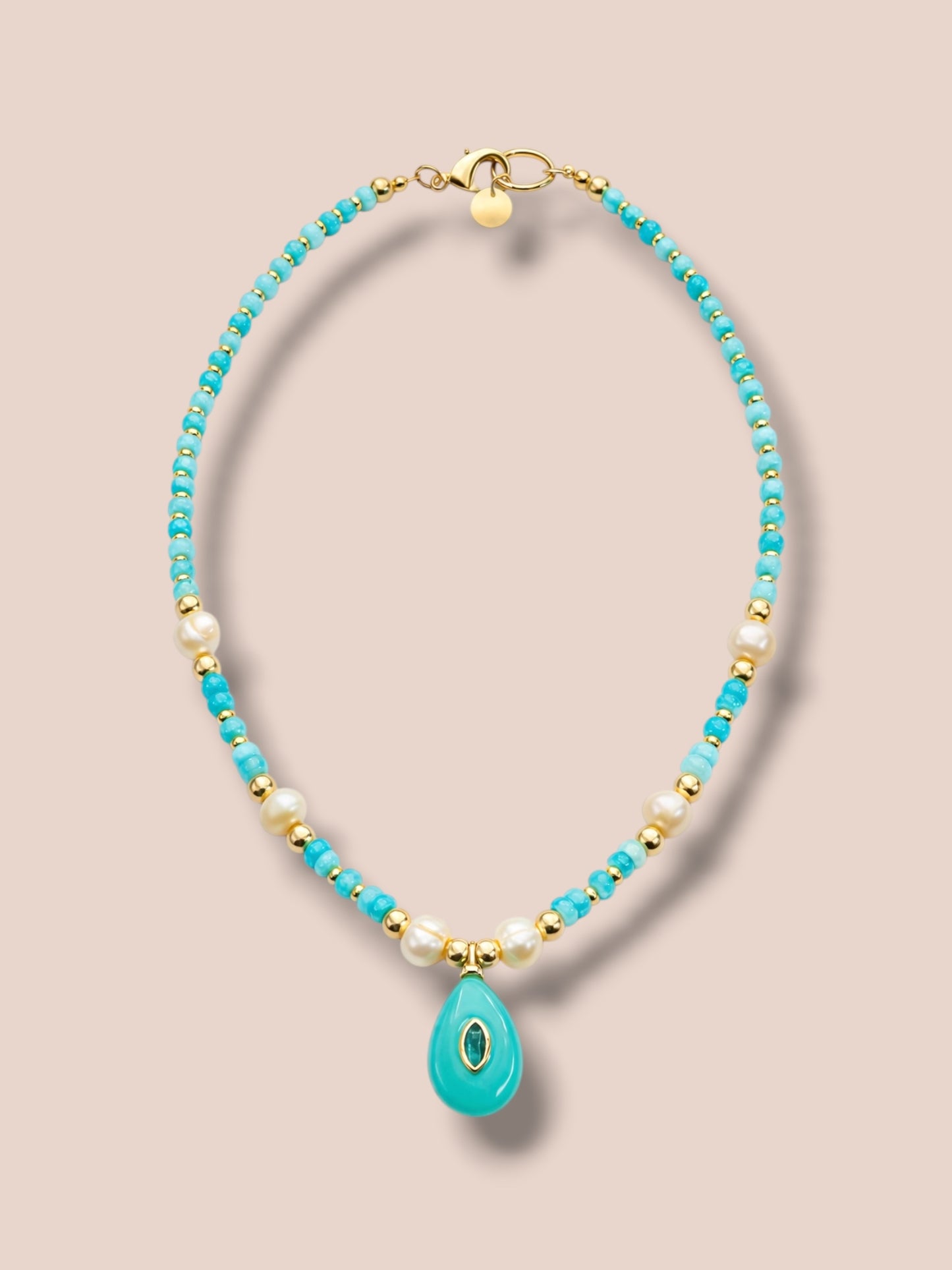 Collar Mare amazonita y ágata