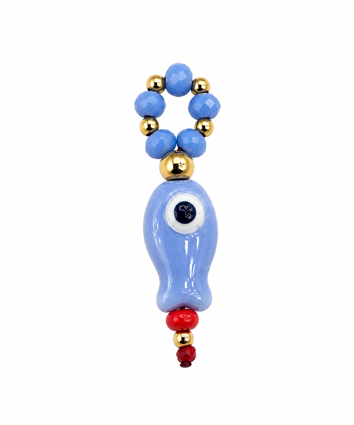 Charm Pez azul cerámica