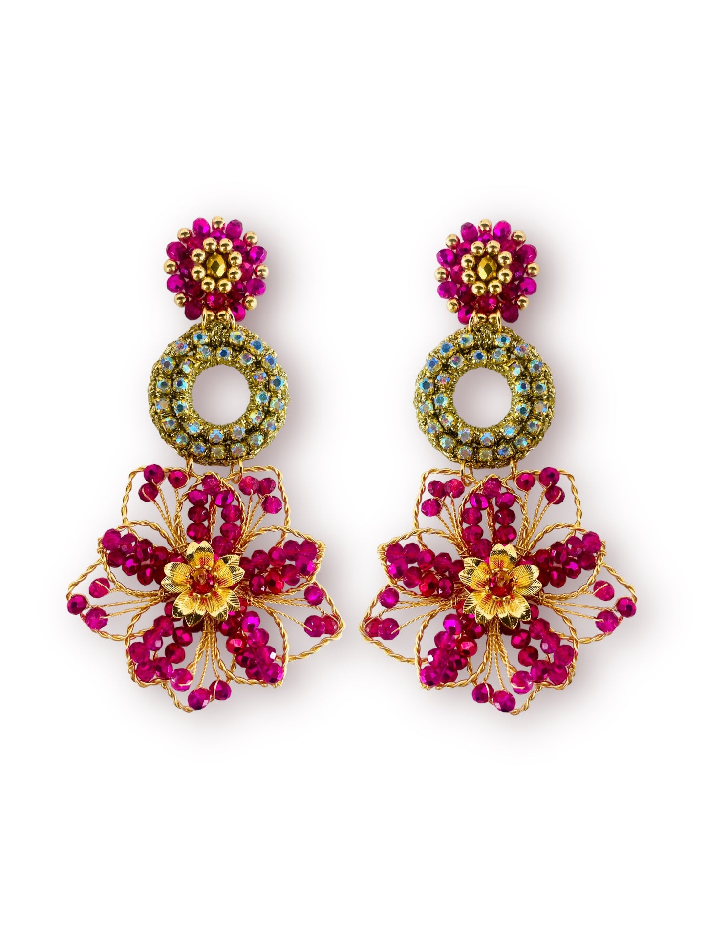 Aretes la isla de las flores Josefina