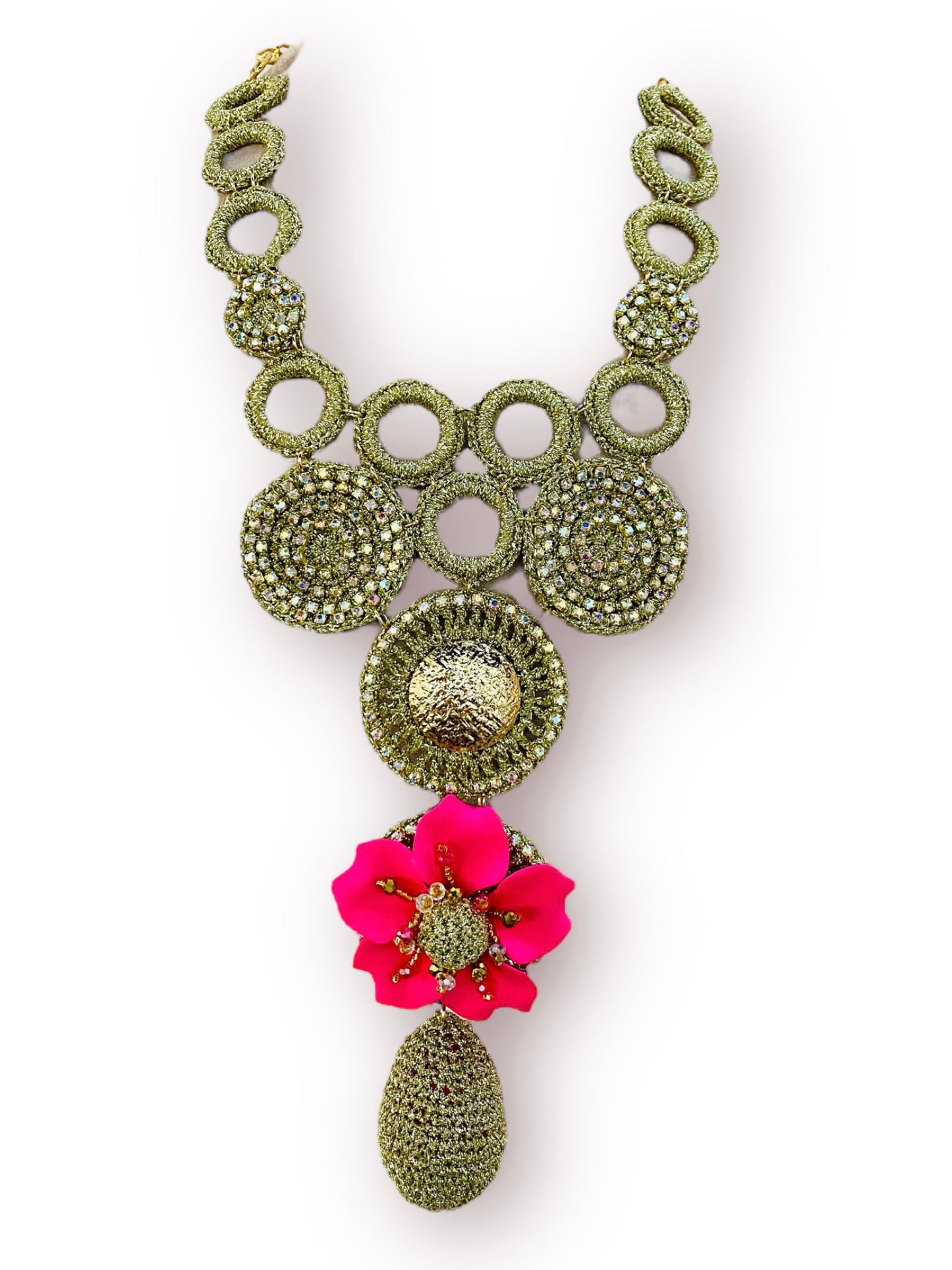 Collar Leticia ADN507 en fucsia