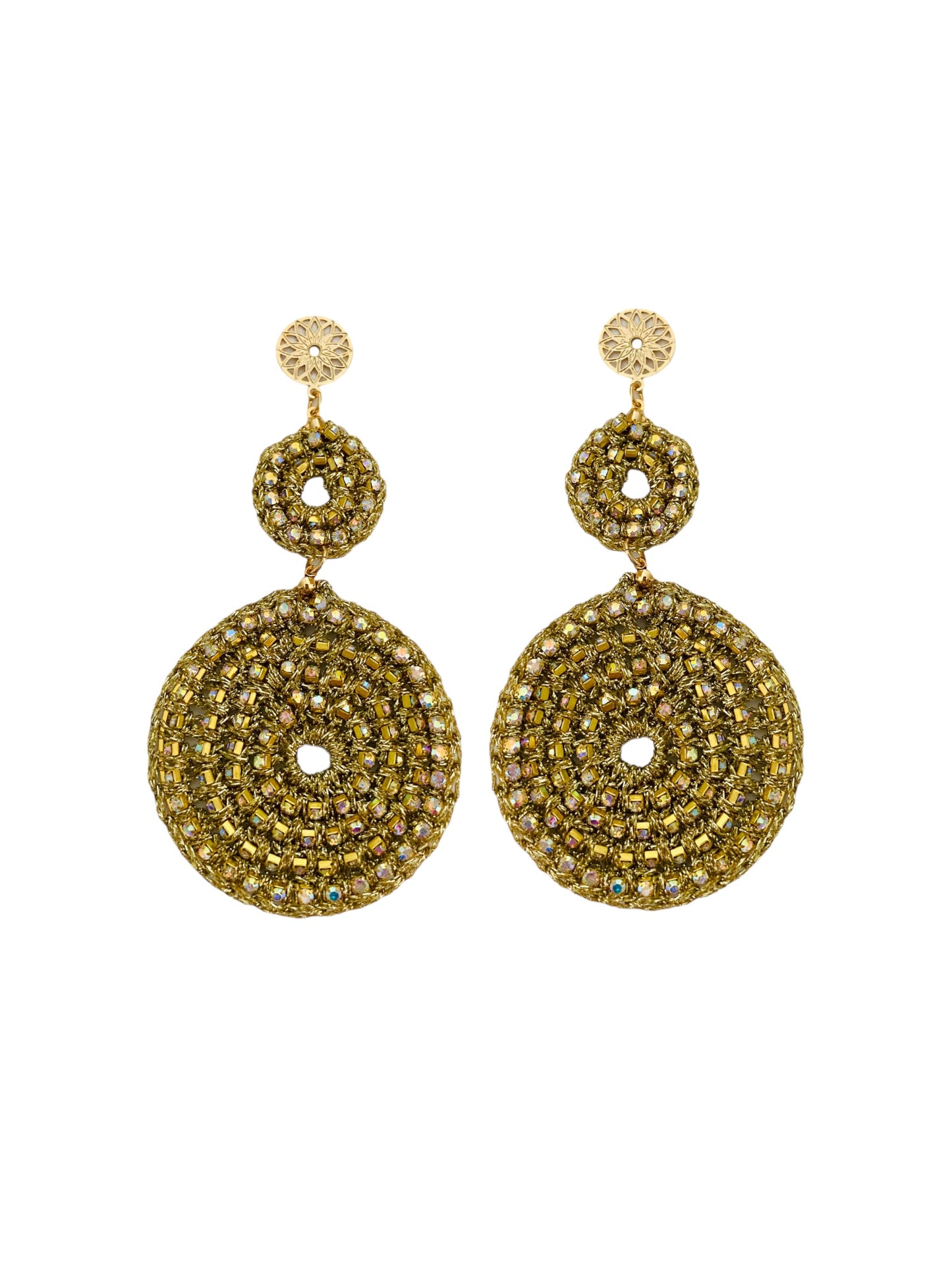 Aretes Khalida oro